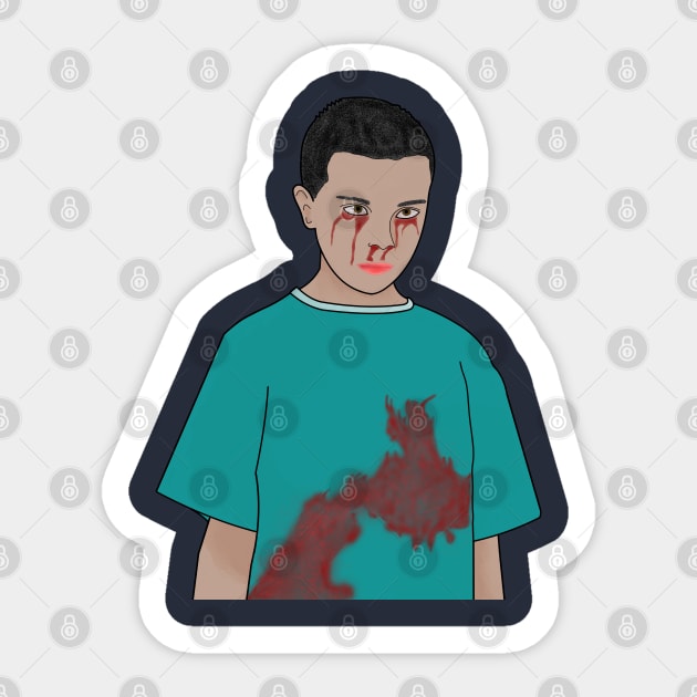 Eleven Sticker by skullbox